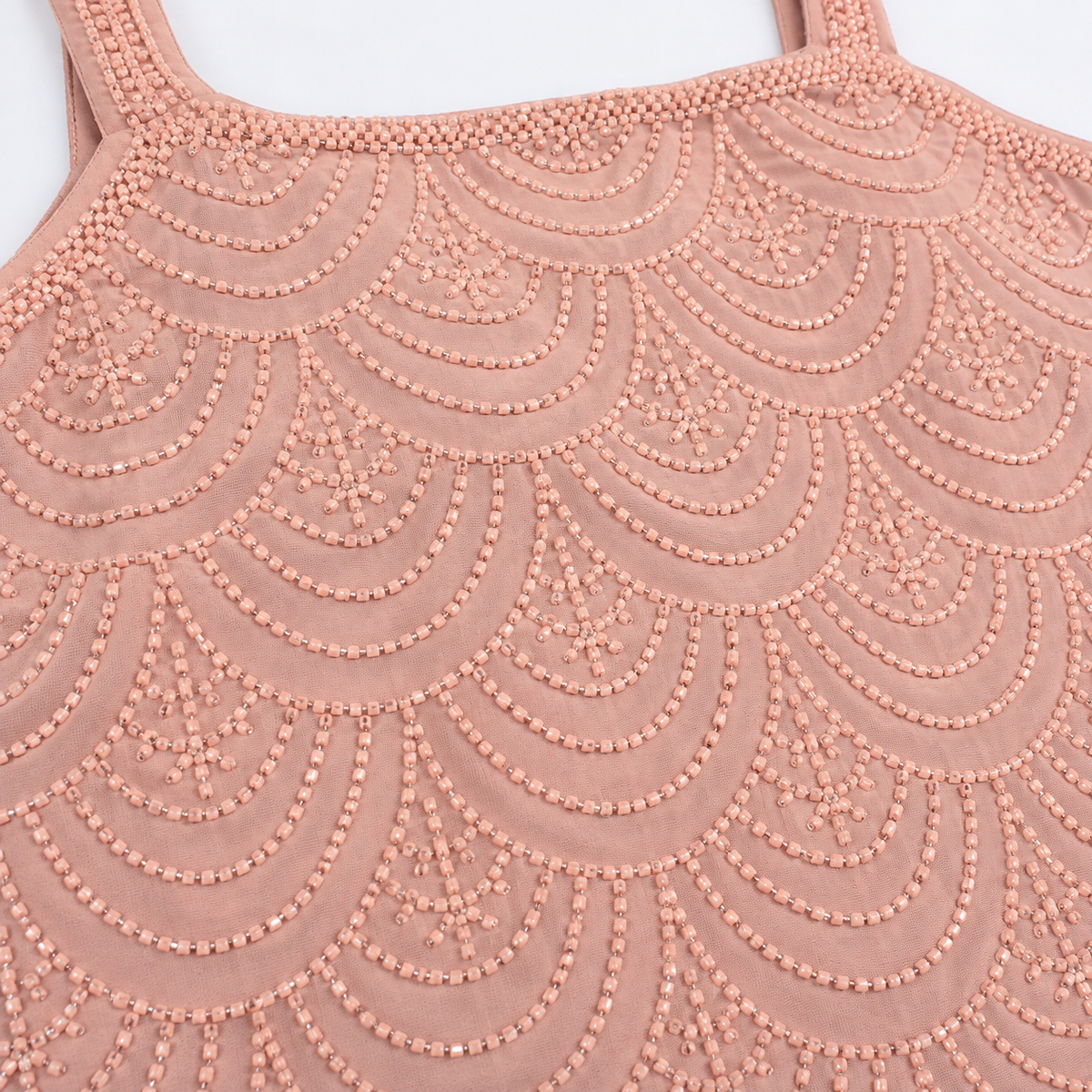 Girls’ Dusty Pink Beaded Palazzo Set | Kids Indian Ethnic Wear