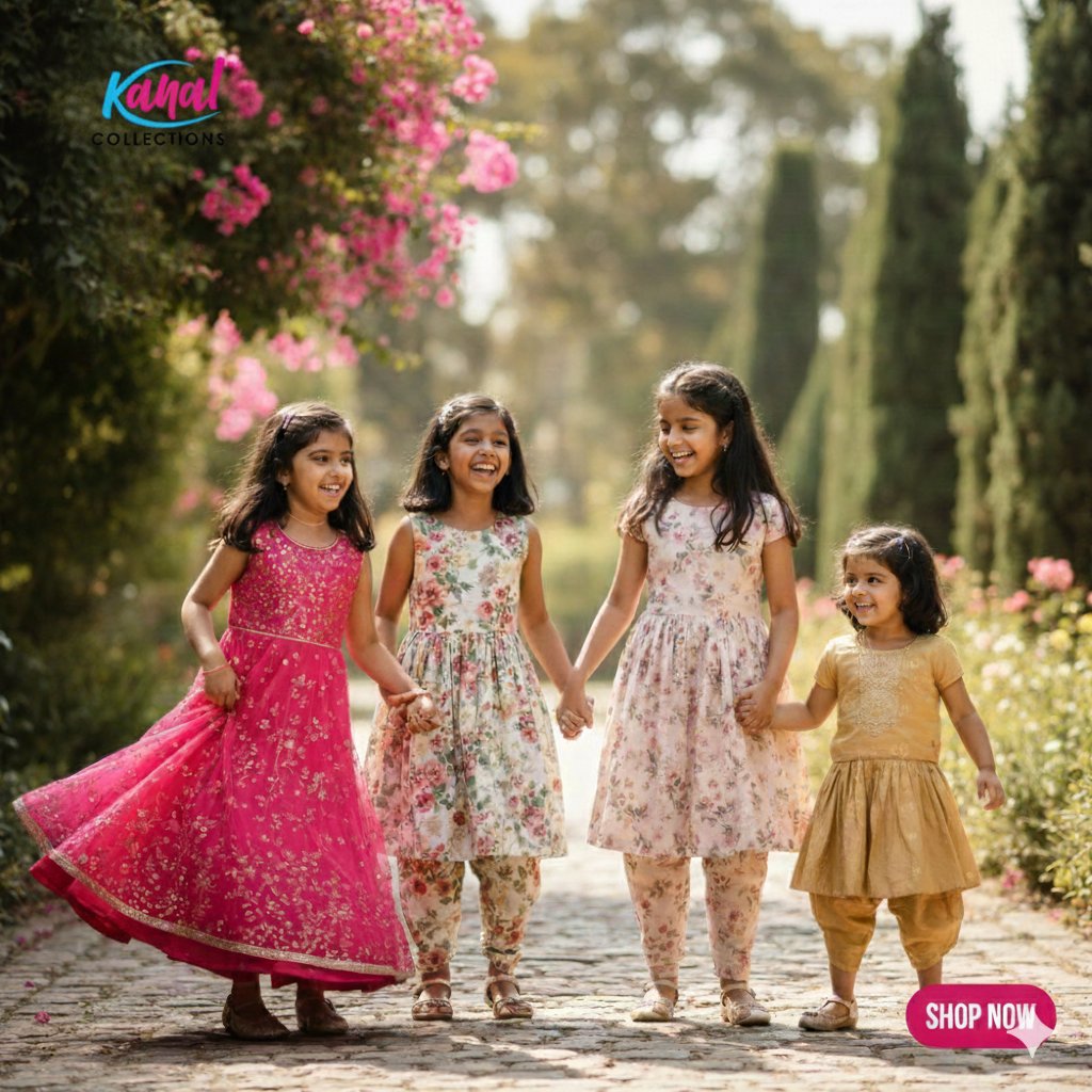 Girls Indian Ethnic Wear | Lehengas & Suits Brisbane - Kanal Collections