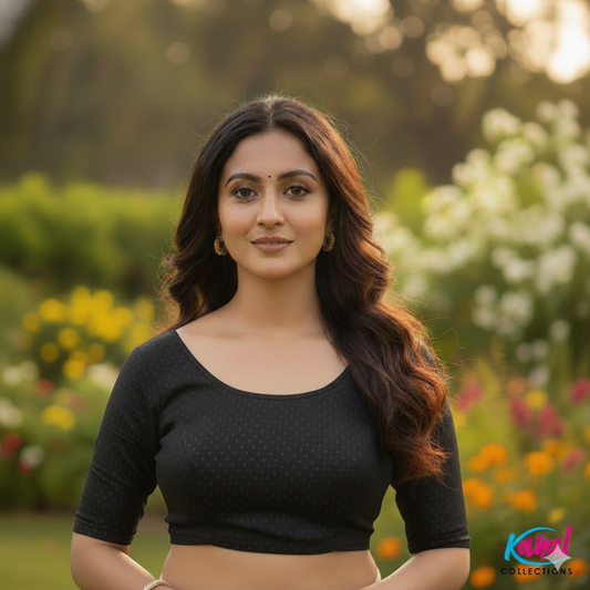 Premium Cotton Lycra "Flexi-Stretch" Blouse
By Kanal Collections