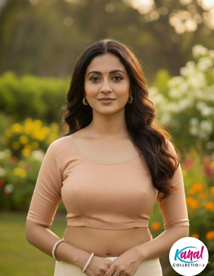 Premium Cotton Lycra "Flexi-Stretch" Blouse
By Kanal Collections