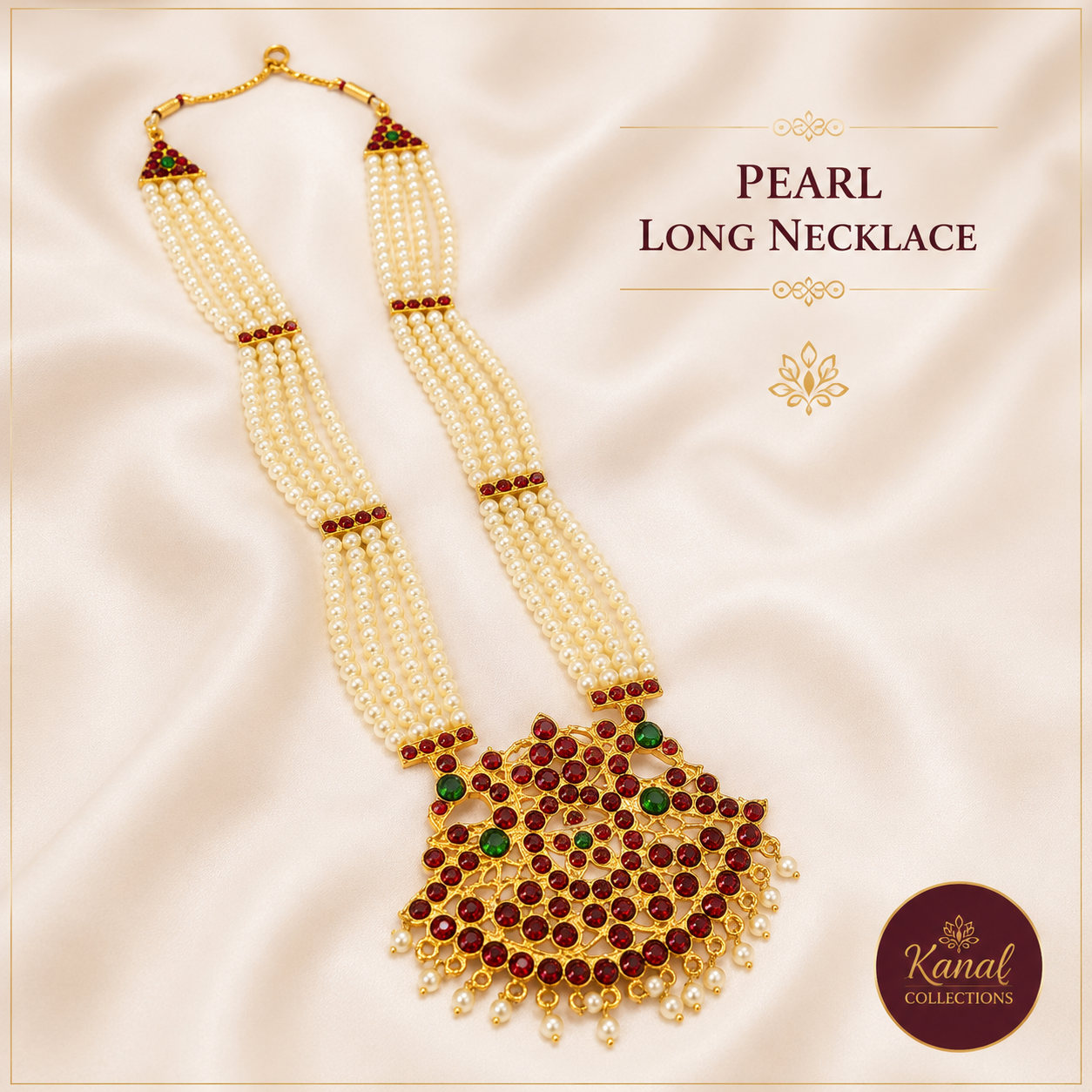Divine Elegance: Complete Bharatanatyam Dance Jewellery Set