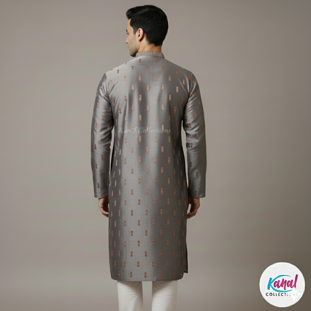 The Heritage Collection: Two-Piece Embroidered Kurta Set