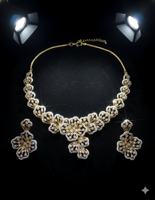 AD necklace and earrings set