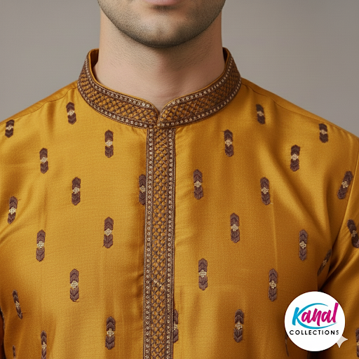 The Heritage Collection: Two-Piece Embroidered Kurta Set