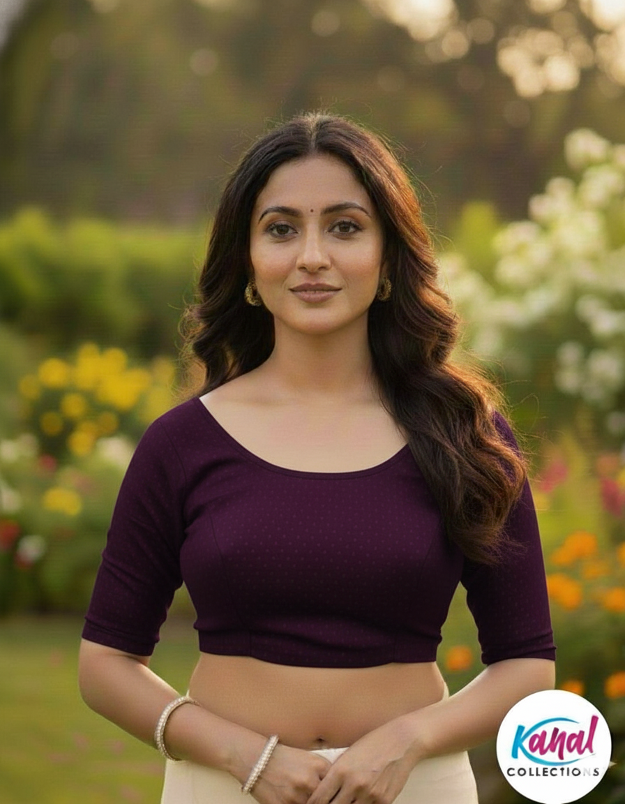 Premium Cotton Lycra "Flexi-Stretch" Blouse
By Kanal Collections