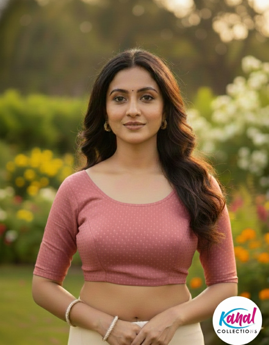 Premium Cotton Lycra "Flexi-Stretch" Blouse
By Kanal Collections