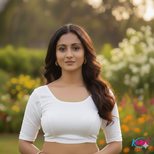 Premium Cotton Lycra "Flexi-Stretch" Blouse
By Kanal Collections