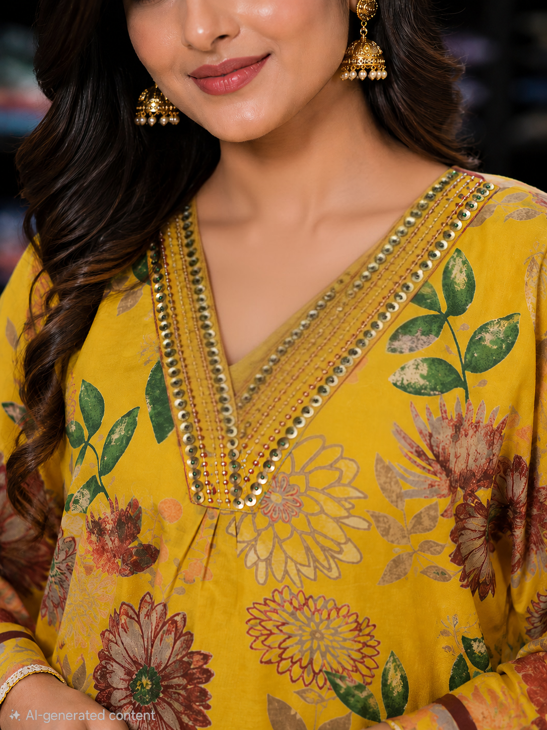 Yellow Floral Designer Salwar Kameez Set | Kanal Collections