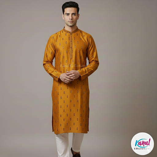The Heritage Collection: Two-Piece Embroidered Kurta Set