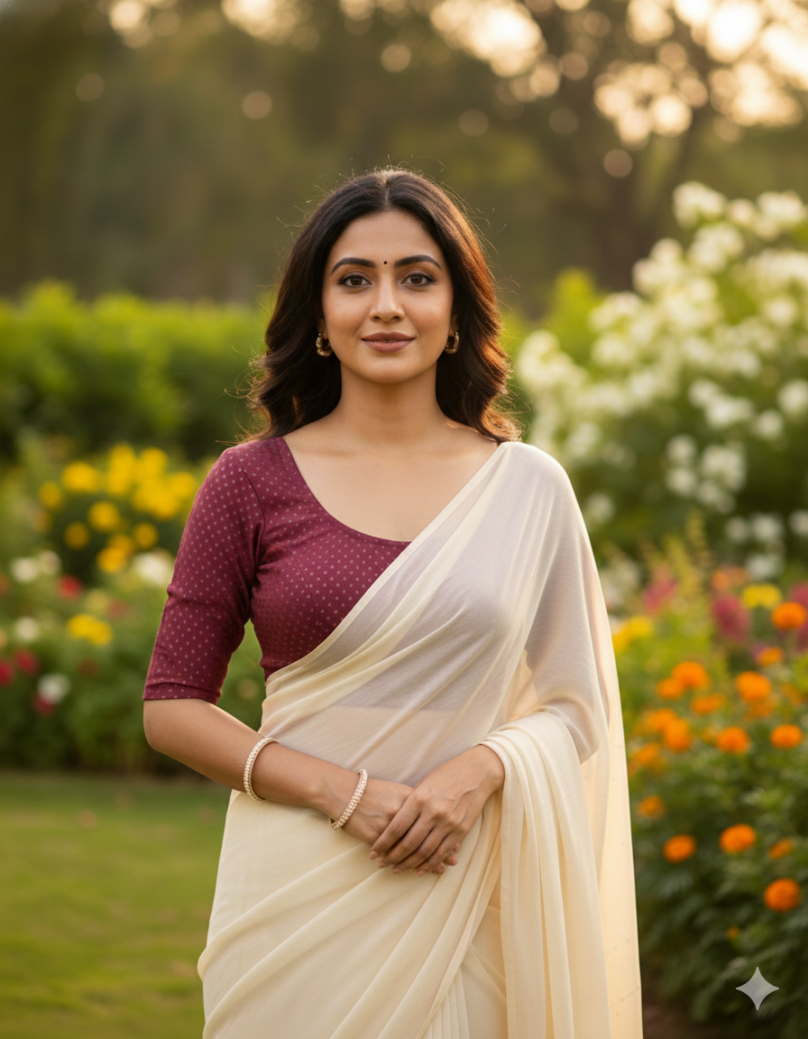 Premium Cotton Lycra "Flexi-Stretch" Blouse
By Kanal Collections