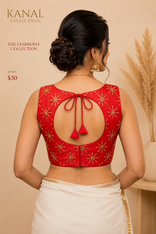 kanal-collections-red-saree-blouse-cutout-back-dori-tassels.png